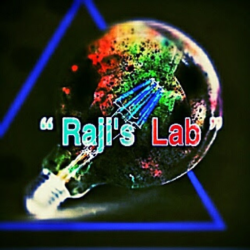 Raji's Lab Logo